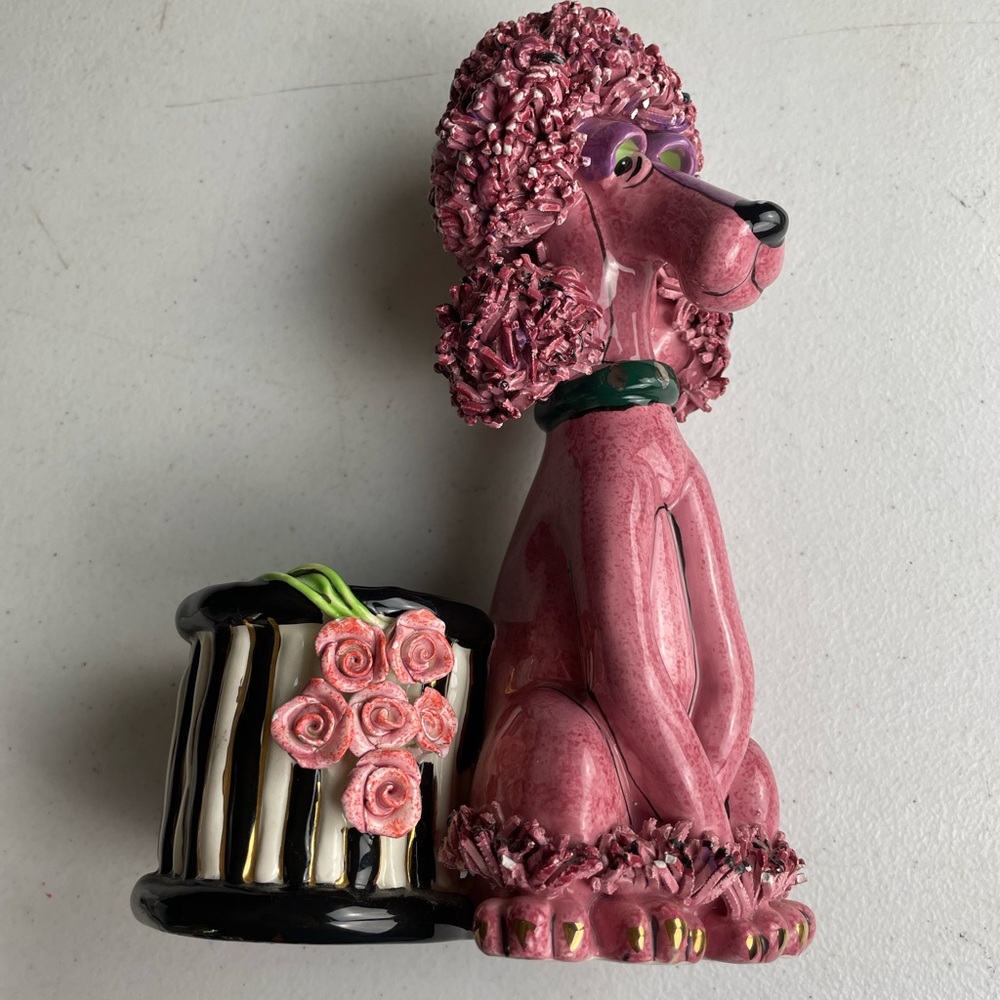 SWAK Pink Spaghetti Poodle Numbered and Signed